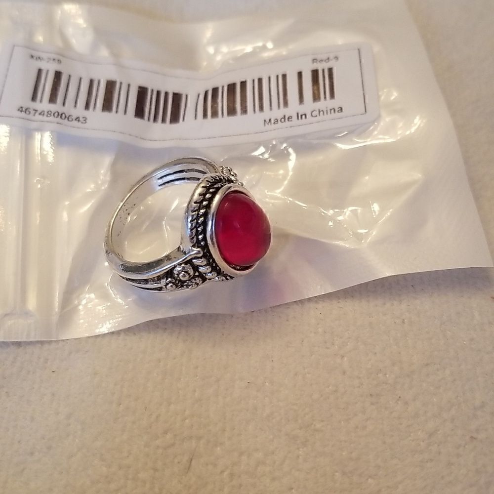 Ruby Red stone size 9 - Picture 9 of 10